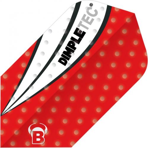 BULL'S Dimpletec Flights Slim Shape Rot
