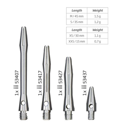 BULL'S Simplex Aluminium Shaft, m