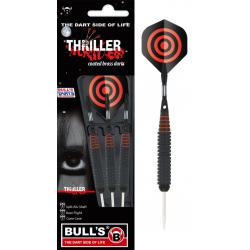 BULL'S Thriller Steeldarts (Knurled Grip), 22g